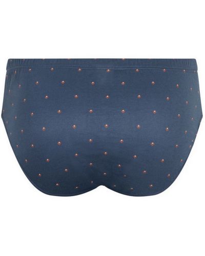 Slip taille basse 100% coton Eminence Motifs (Marine Losanges Bordeaux)