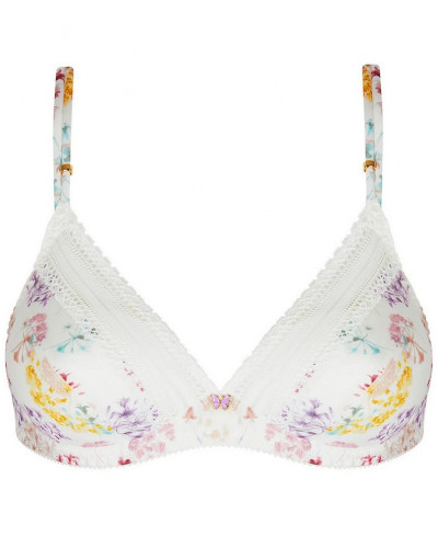 Underwired triangle bra Antigel Souffle Fleuri (Souffle Pastel)