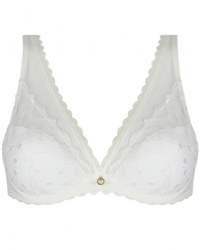 Sujetador plunge de media espuma Antigel Je t'aime à la folie (Ecru Nacre)