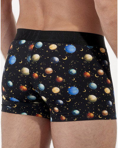 Boxer HO1 en microfibre HOM Funky Styles (Imprimé noir)