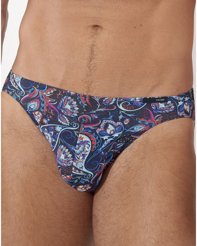 Microfibre micro brief Hom Funky Styles (Imprimé bleu marine)