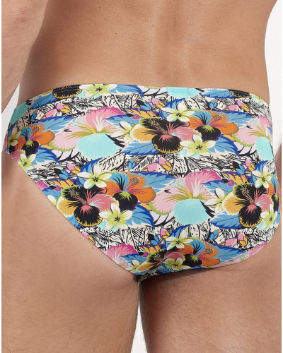 Microfibre micro brief Hom Funky Styles (Imprimé orange)