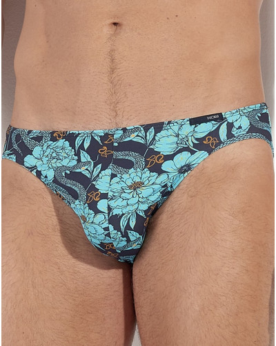 Slip micro en microfibre HOM Funky Styles (Imprimé bleu)