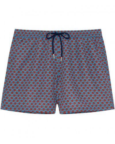Short de baño HOM Anglet (Turquoise imprimé)