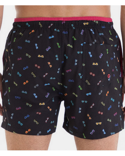 Bath shorts Massana (Imprimé Noir)