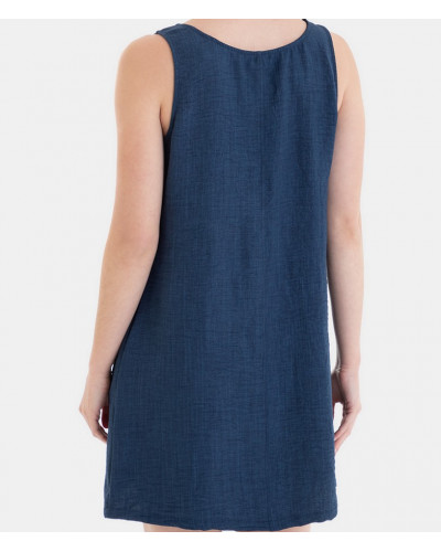 Vestido de playa sin manga Massana (Denim)