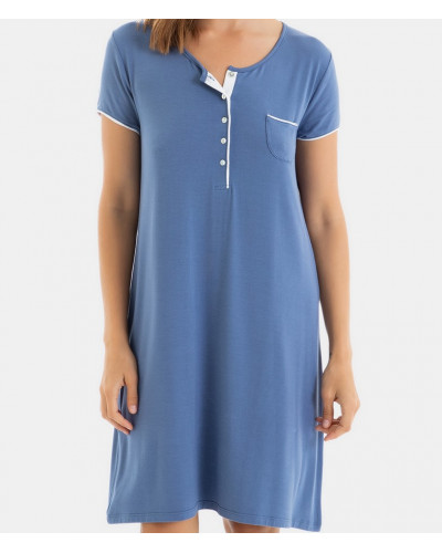 Camisone de manga corta Massana Bambú (Azul)