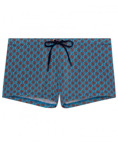 Shorty de bain HOM Anglet (Turquoise imprimé)