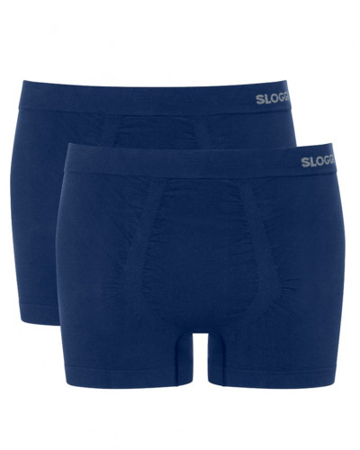 Pack of 2 Long hipster Sloggi for Men Go Smooth (Deep water)