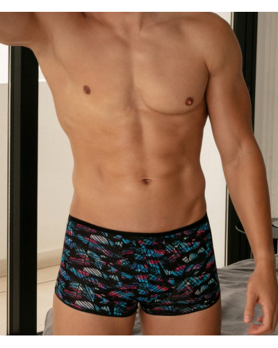 Shorty HOM Plumes Blackrock (Imprimé Noir)