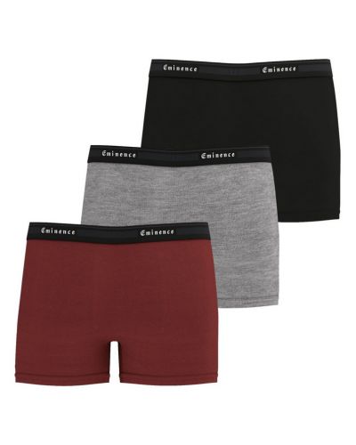 Pack of 3 boxers cotton Eminence Tailor (Rouille/Gris Chiné/Noir)
