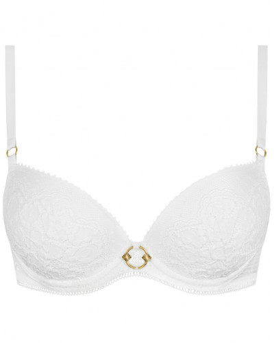 Soutien-gorge coque plunge Aubade Illusion Fauve (Blanc)