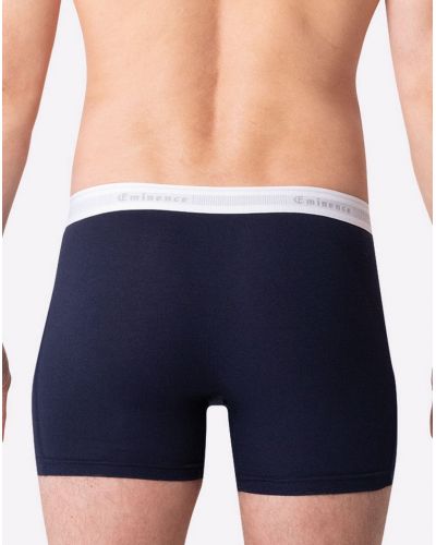 Lot de 2 boxers coton bio Eminence Tailor (Marine/Bleu Chiné)