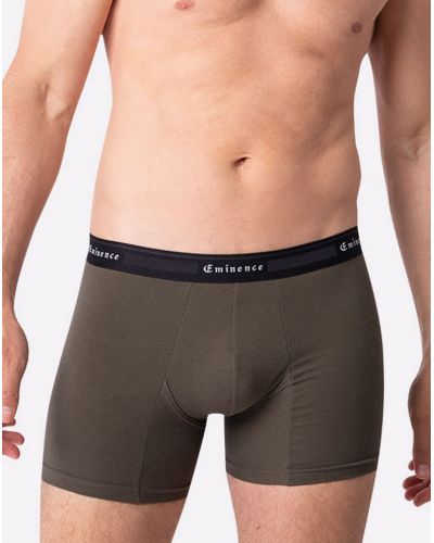 Paquete de 2 boxers algodón orgánico Eminence Tailor (Noir/Kaki)