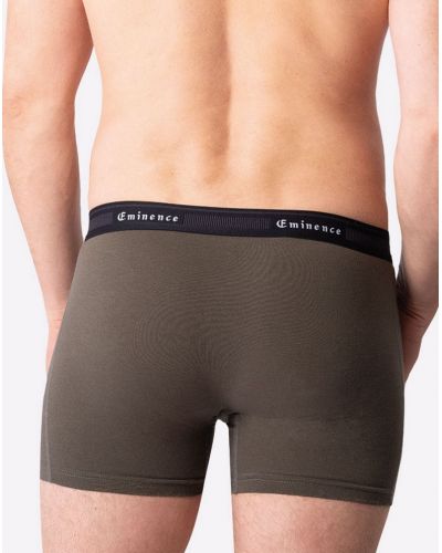 Lot de 2 boxers coton bio Eminence Tailor (Noir/Kaki)
