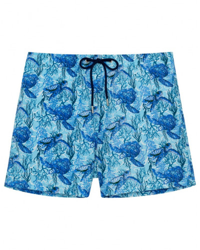 Short de bain HOM Tartane (Bleu Imprimé)