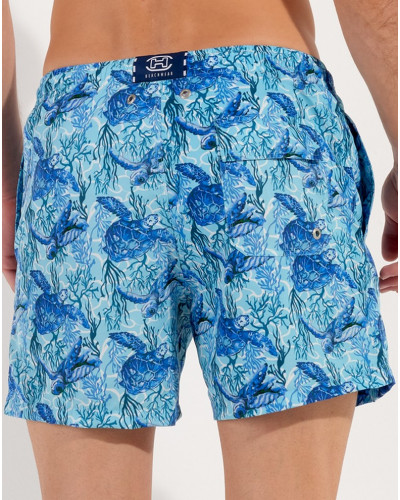 Short de baño HOM Tartane (Bleu Imprimé)
