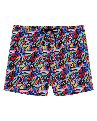 Short de baño HOM Idylle (Imprimé Multicolore)