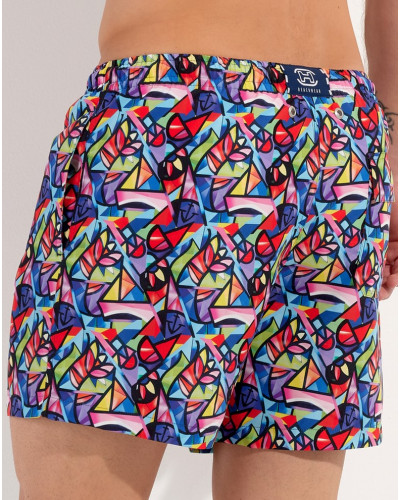 Short de baño HOM Idylle (Imprimé Multicolore)