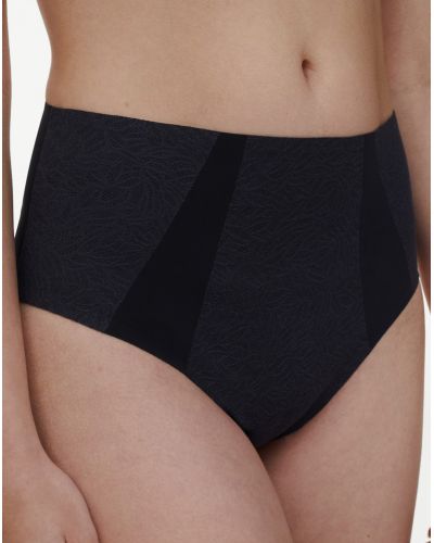 High-waist support briefs Chantelle Pure Lace (Black)