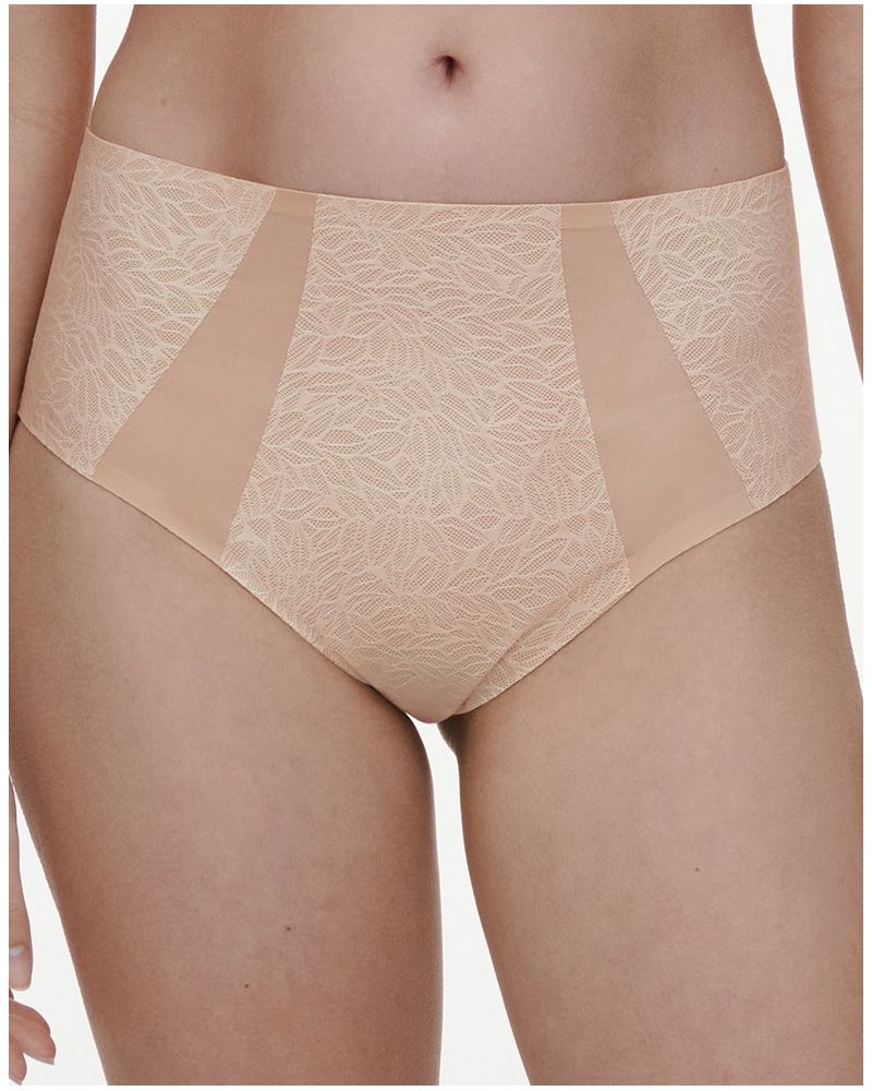 Braguitas de cintura alta Chantelle Pure Lace (Beige Doré)