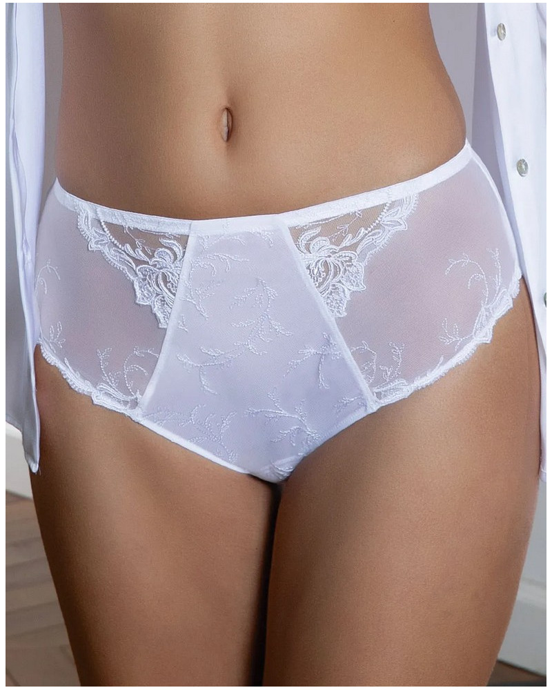 Calzoncillo cintura alta Lise Charmel Source Beauté (Blanco)