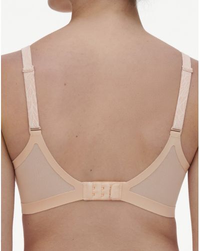 Underwired molded bra Chantelle Pure Lace (Beige Doré)