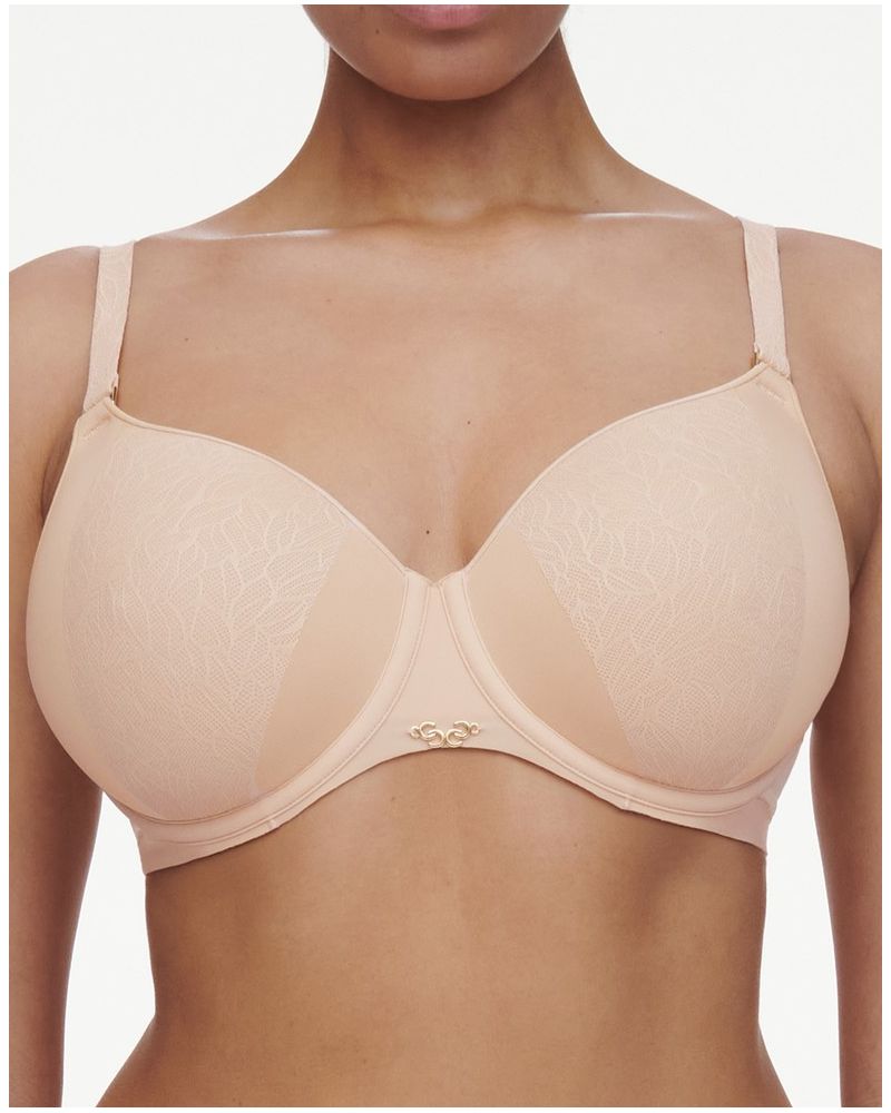 Soutien-gorge coque spacer Chantelle Pure Lace (Beige Doré)