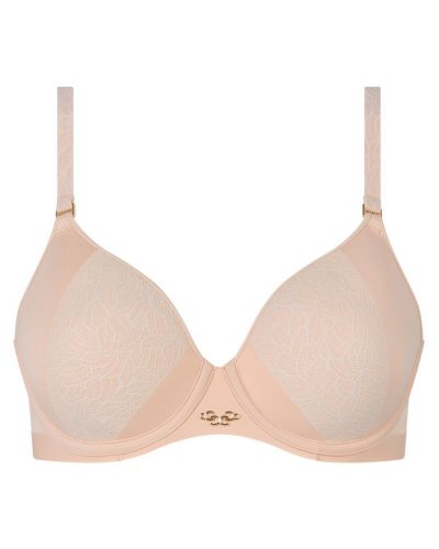 Sujetador performado spacer Chantelle Pure Lace (Beige Doré)