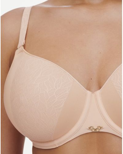 Sujetador performado spacer Chantelle Pure Lace (Beige Doré)