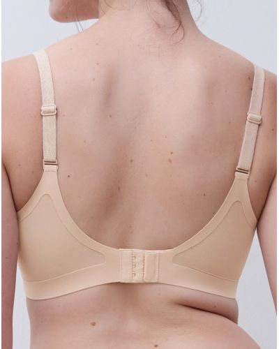 Sujetador sin aros spacer Chantelle Pure Lace (Beige Doré)