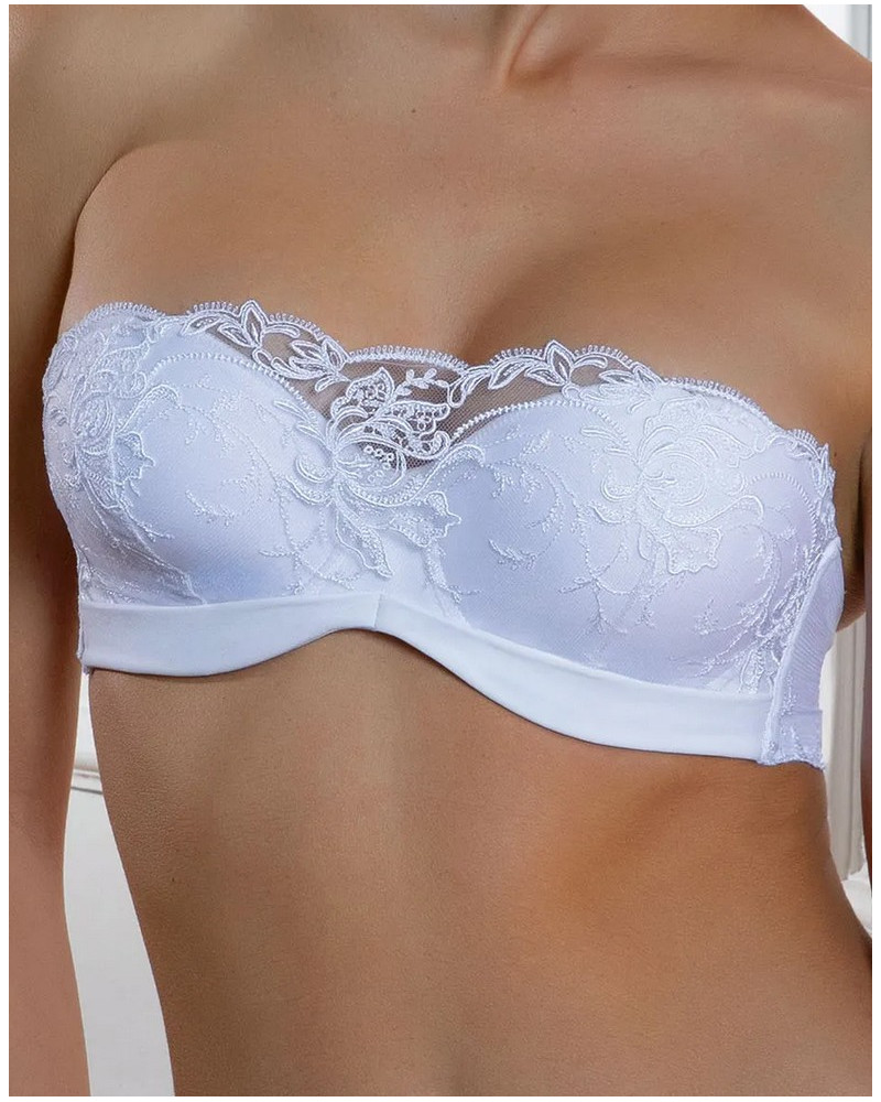 Strapless removable bra Lise Charmel Source Beauté (White)