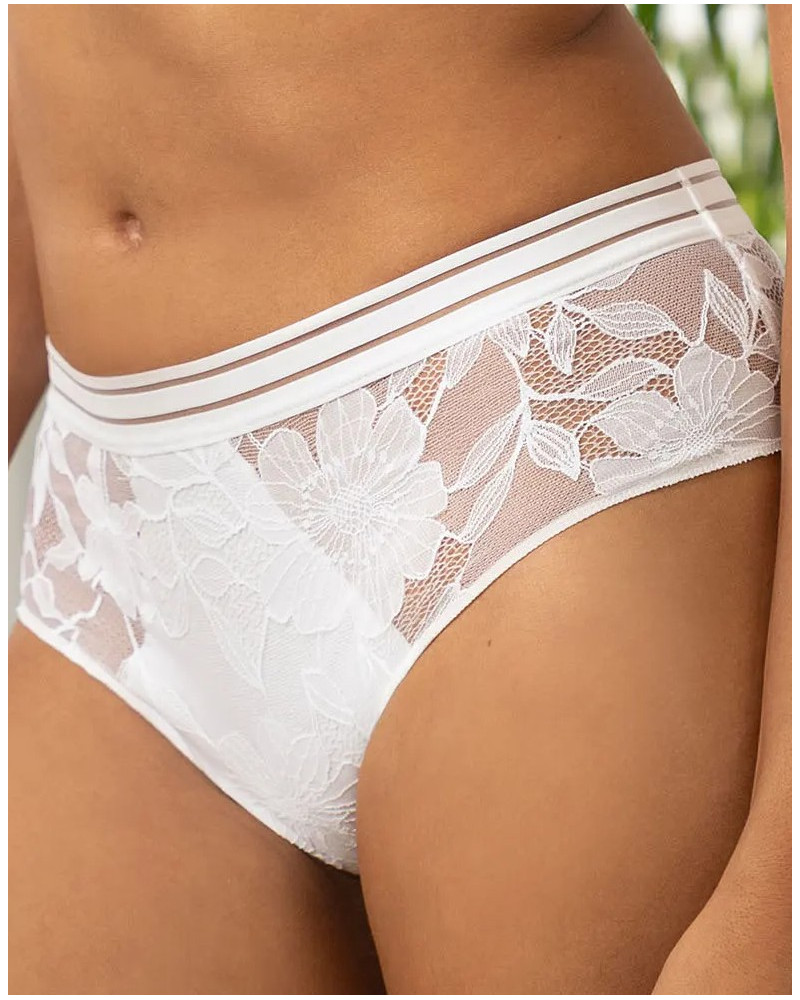 Shorty Antigel Dentelle Rebelle (Blanco)