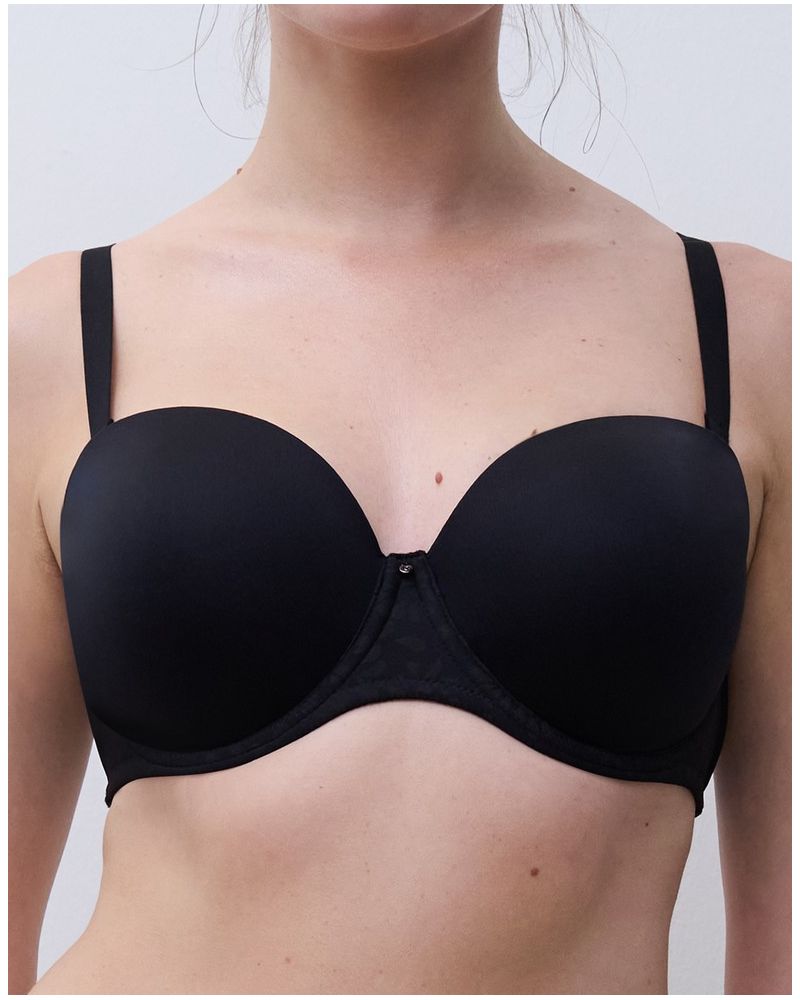 Soutien-gorge bandeau Chantelle Comfort Chic (Noir)