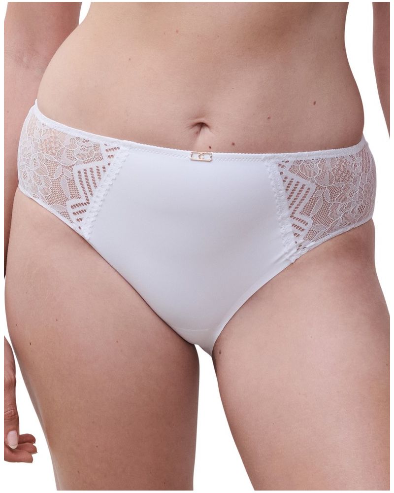 Culotte taille haute Chantelle Origins (Blanc)