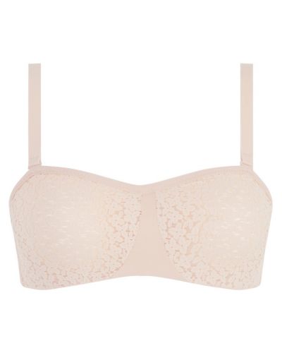 Bandeau underwired bra Chantelle EasyFeel Norah (Beige Doré)