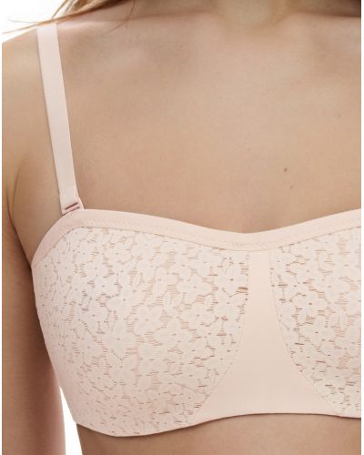 Sujetador con aros bandeau Chantelle EasyFeel Norah (Beige Doré)