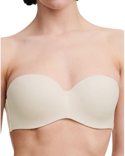 Padded bandeau bra Chantelle EasyFeel Norah (Talc)