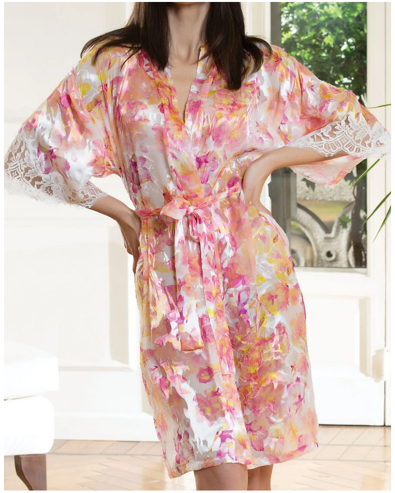 Kimono de seda devorada Lise Charmel Folie d'Eté (Folie Solaire)