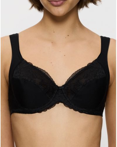 Sujetador con aros bienestar Triumph Modern Lace+Cotton (Negro)