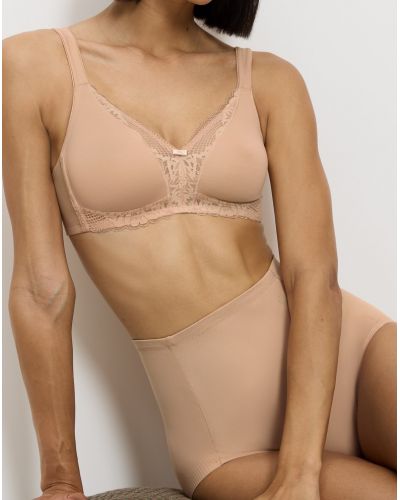 Sujetador sin aros Triumph Modern Lace+Cotton (Beige)