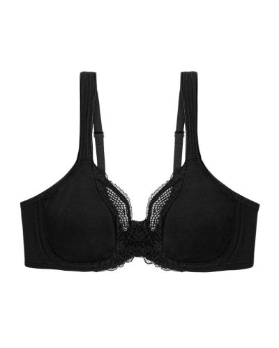 Underwired Bra Triumph Modern Lace+Cotton (Black)