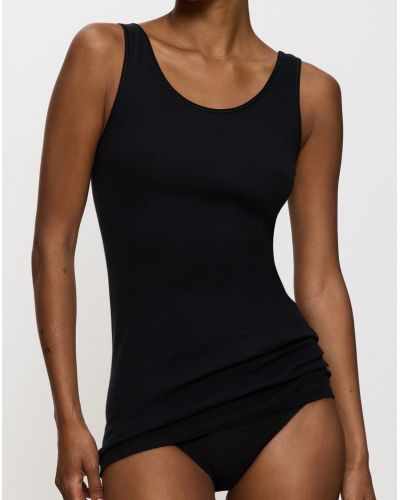 Camiseta sin mangas 100% algodón Triumph Katia Basics (Negro)