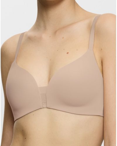 Wireless plunge bra Triumph Flex Smart (Soft Praline)