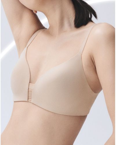 Wireless plunge bra Triumph Flex Smart (Soft Praline)