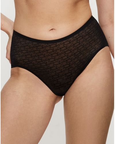 Culotte taille haute Triumph Signature Sheer (Noir)