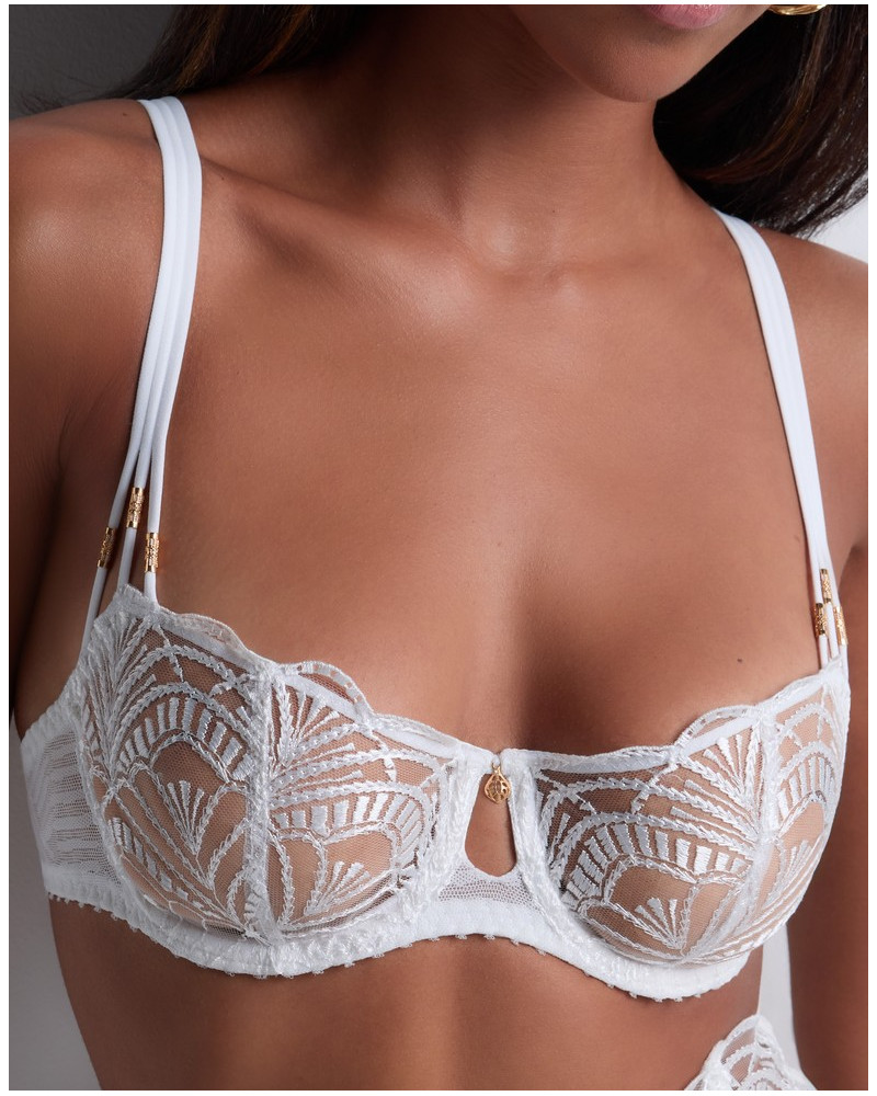 Sujetador corbeille con aros Aubade Vibes (Pearl)