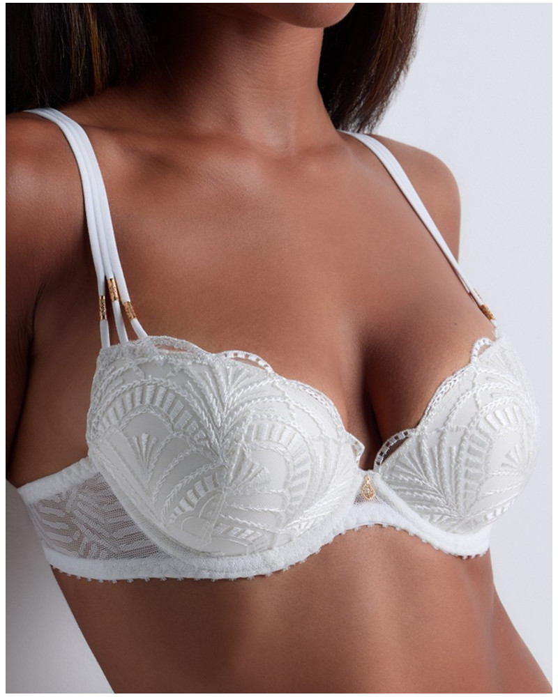 Plunge padded bra Aubade Vibes (Pearl)