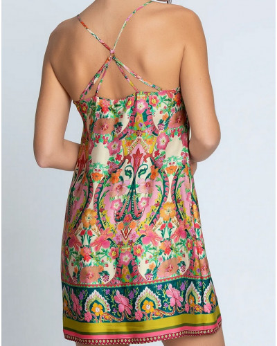 Camisón de seda Lise Charmel Libertine en Fleurs (Libre Eclosion)