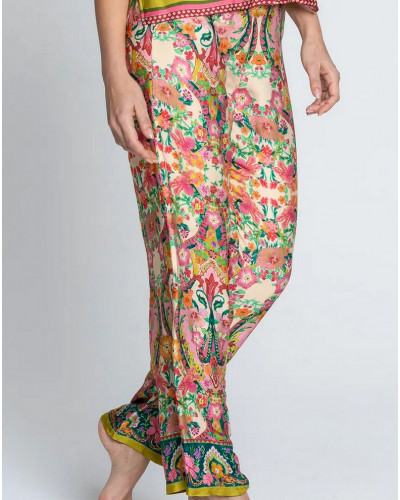 Pantalon en soie Lise Charmel Libertine en Fleurs (Libre Eclosion)